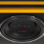 Vibe SLICKMIT12T-V3 MIT Series 12 Inch 3000w Twin Passive Trapezius Bass Subwoofer Enclosure