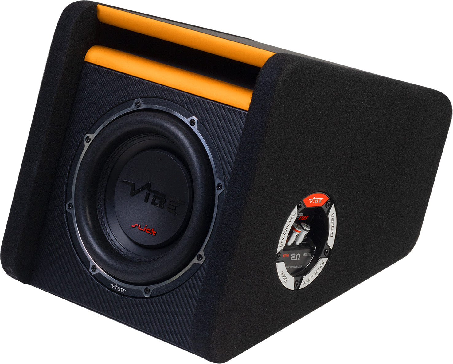 Vibe SLICKMIT8-V3 SLICKMIT Series 8 Inch 1350 Watts Passive Trapezius Bass Subwoofer Enclosure