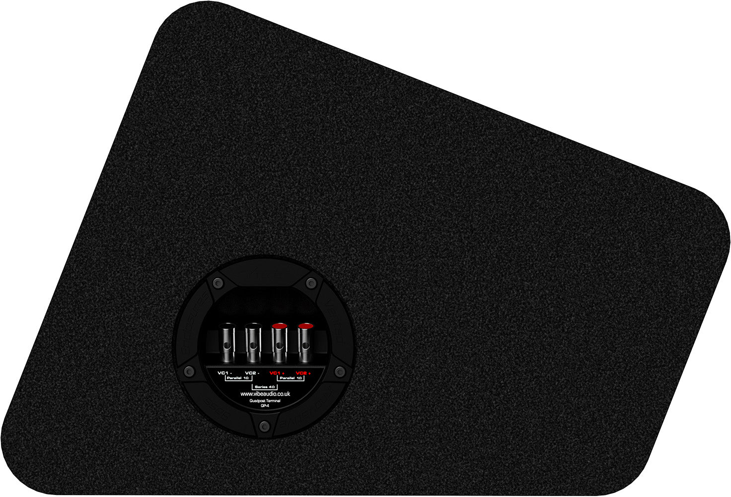Vibe SLICKMIT8-V3 SLICKMIT Series 8 Inch 1350 Watts Passive Trapezius Bass Subwoofer Enclosure