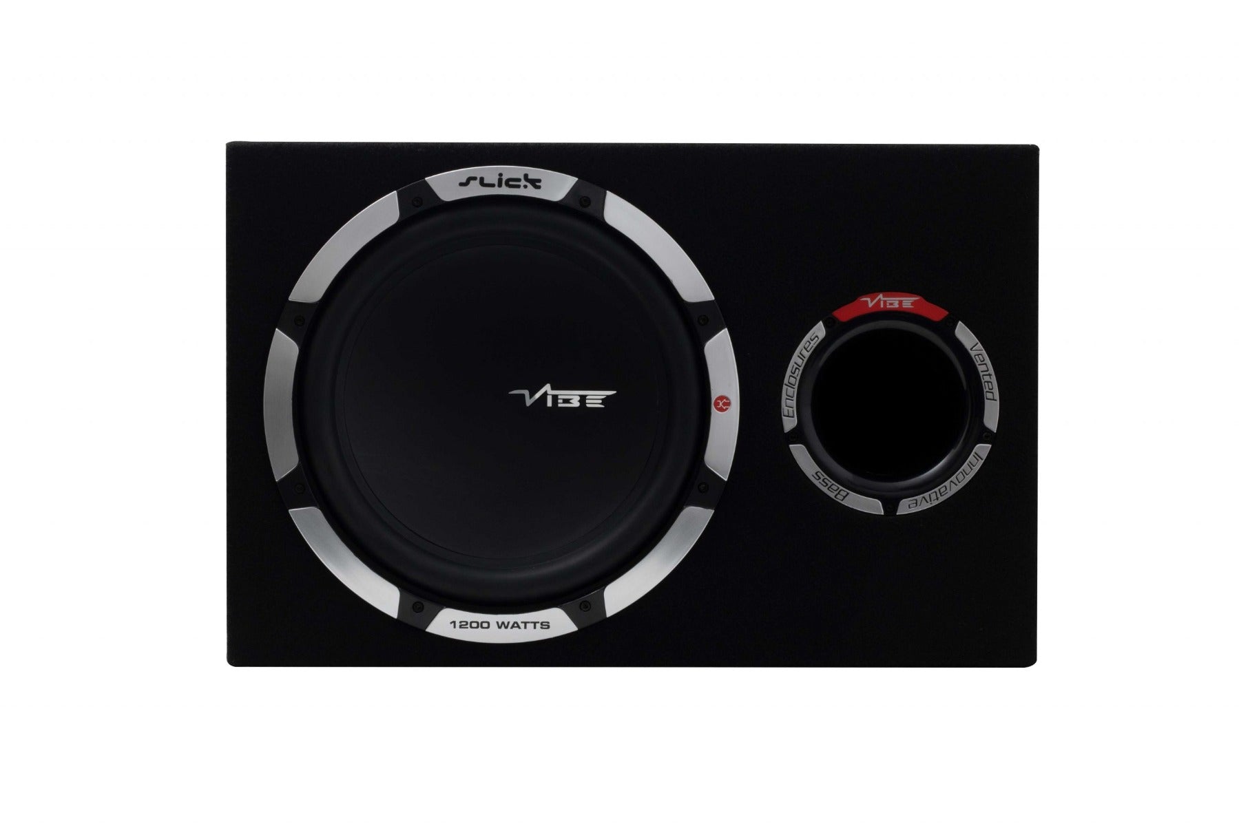 Vibe SLICKV12A-V2 + POWERBOX 400.1M 12 Inch 1200 Watts Active Bass Subwoofer Enclosure