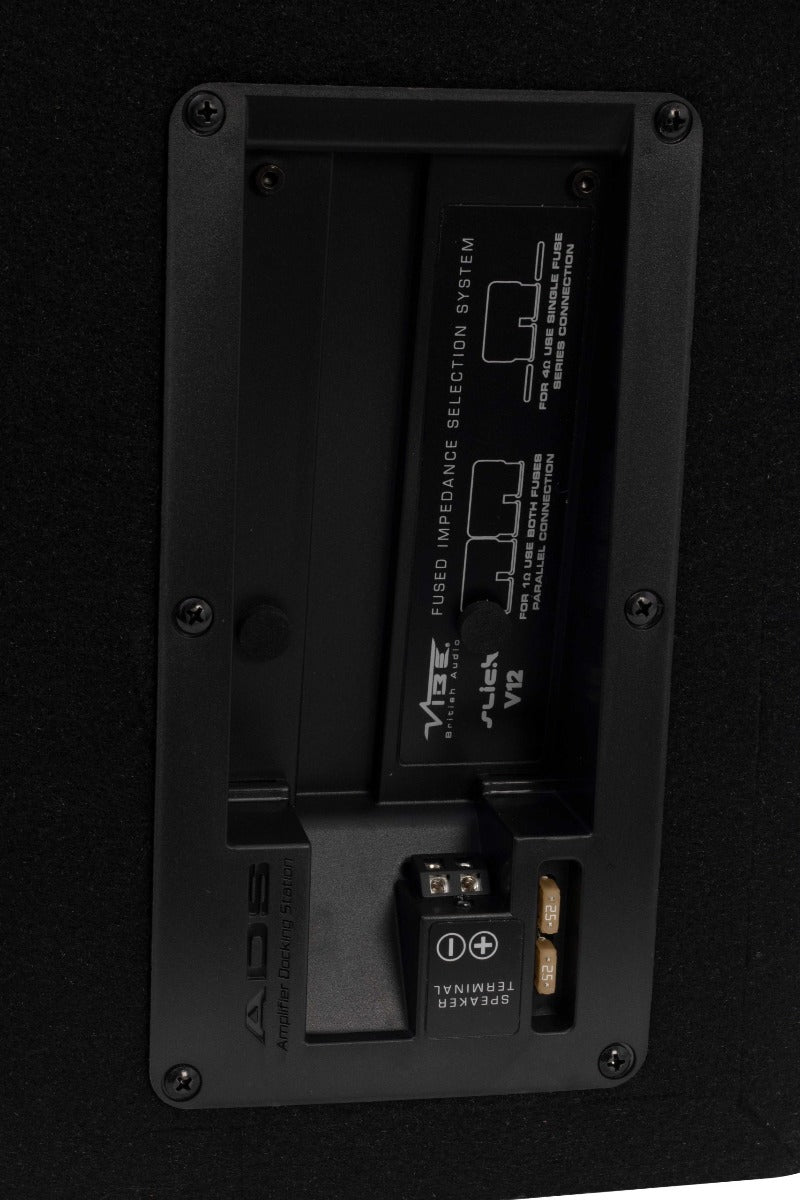 Vibe SLICKV12A-V2 + POWERBOX 400.1M 12 Inch 1200 Watts Active Bass Subwoofer Enclosure