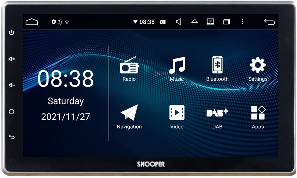 Snooper SMH-550DAB Multimedia Player 10.1" Floating Screen, Advanced Smartphone Control