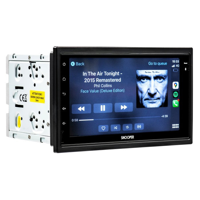 Snooper SMH-520DAB 7" Multimedia Apple CarPlay Android Auto with Built-in navigation