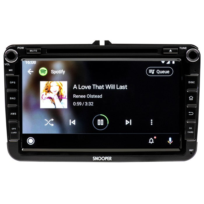 Snooper SMH-580VW 8" Multimedia Player DAB, Navigation Advanced Smartphone Apple CarPlay Android Auto
