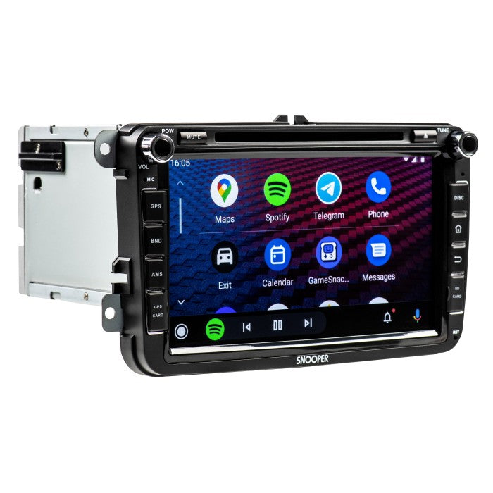 Snooper SMH-580VW 8" Multimedia Player DAB, Navigation Advanced Smartphone Apple CarPlay Android Auto