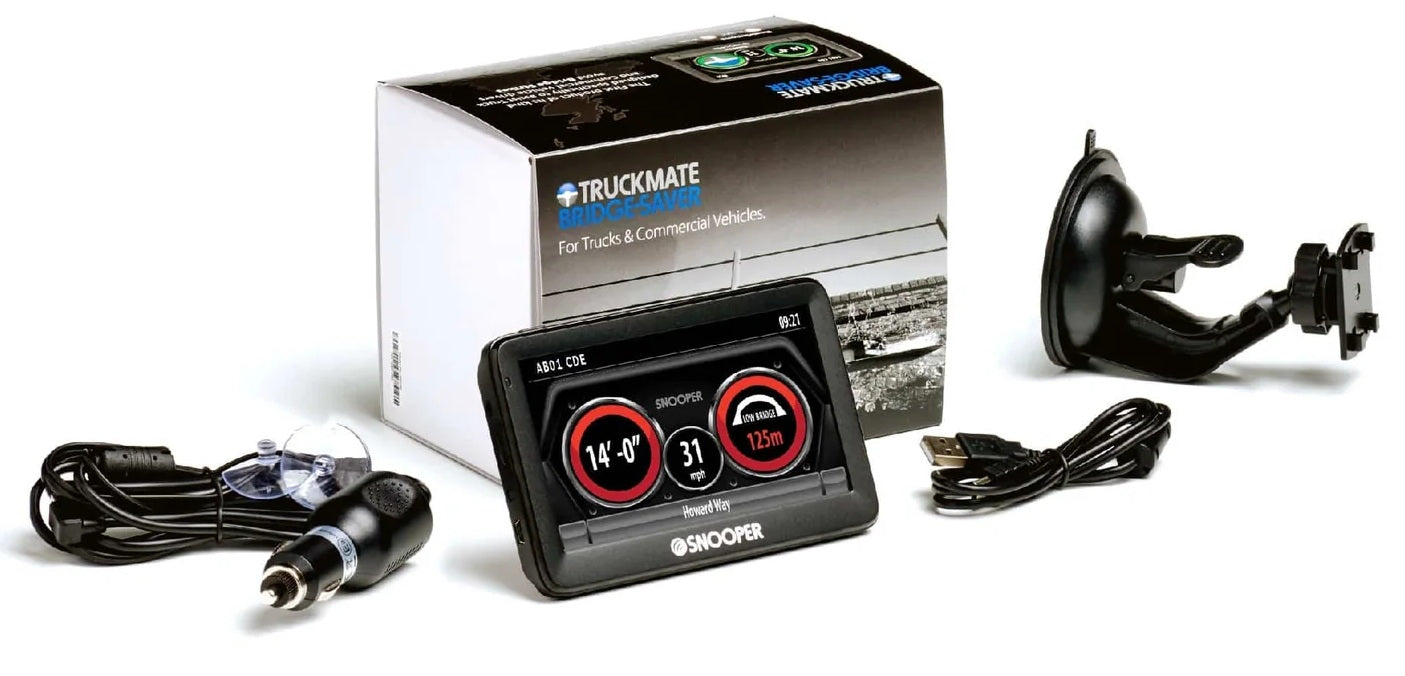 Snooper S5100 BRIDGE Low Bridge Alert System with 5" LCD Touchscreen