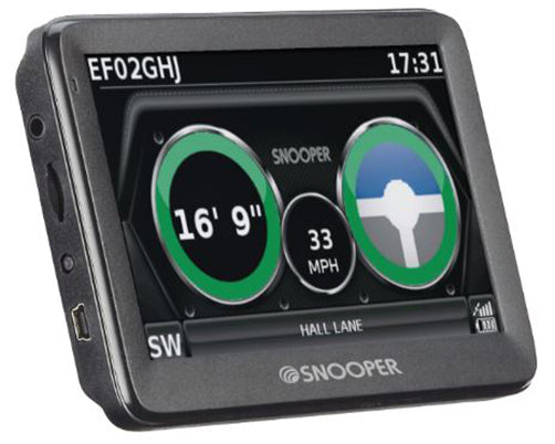 Snooper S5100 Truckmate BridgeSaver Low Bridge Alert System with 5" LCD Touchscreen