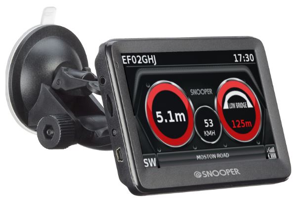 Snooper S5100 Truckmate BridgeSaver Low Bridge Alert System with 5" LCD Touchscreen