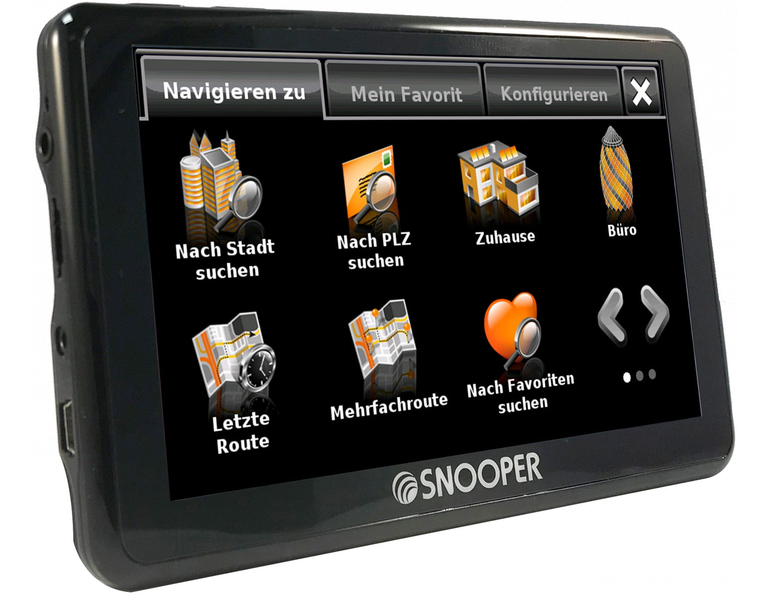 Snooper TRUCKMATE SC5900 EU DVR sat-nav with Built-In HD Dash Camera
