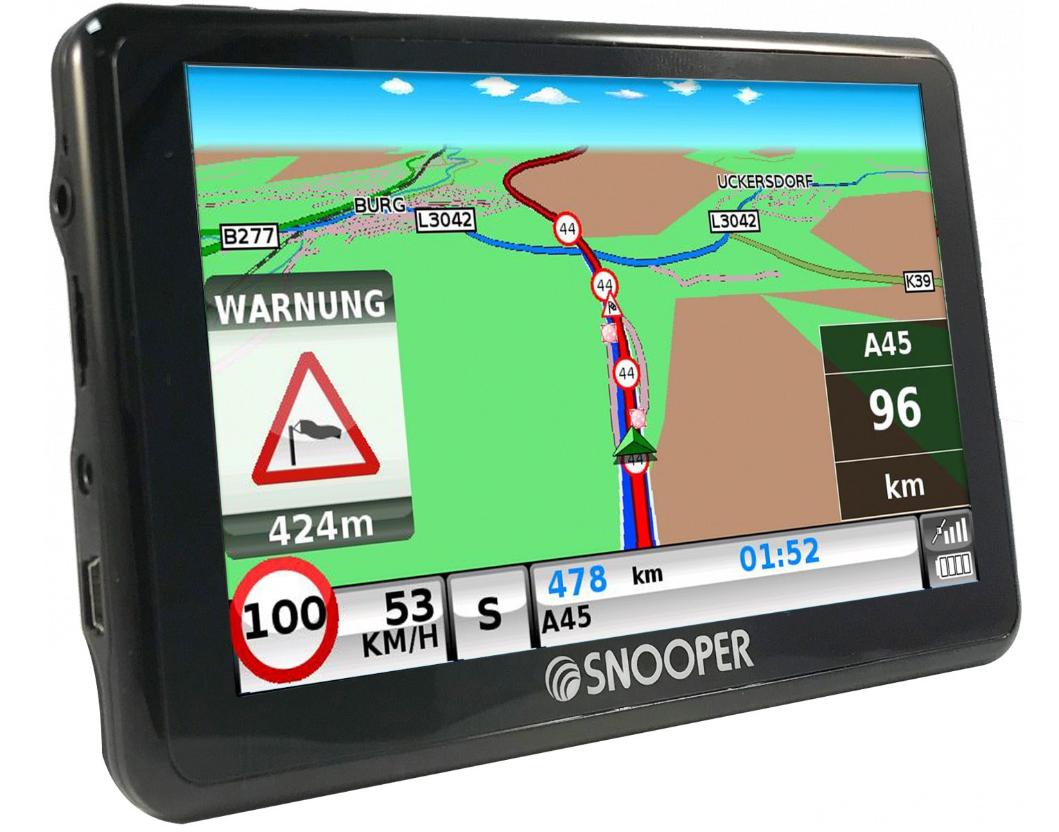 Snooper VENTURA SC5900 EU DVR sat-nav with Built-In HD Dash Camera