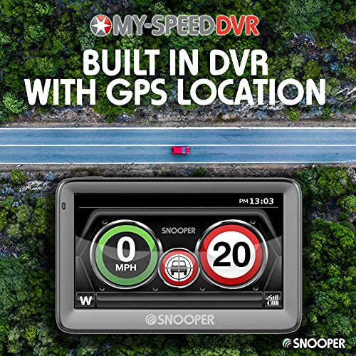 Snooper My-SPEED DVR G3 5 1080p Full HD Dash Cam, GPS, EU Speed Limits And Camera Alerts Detector
