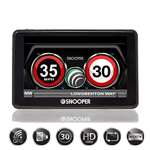 Snooper My-SPEED DVR G3 5 1080p Full HD Dash Cam, GPS, EU Speed Limits And Camera Alerts Detector