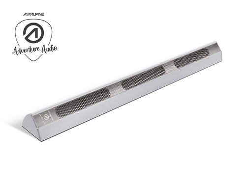 Alpine SPC-L500S Adventure Audio 20" In-Cabin Surface-Mount Ultra Slim Speaker (Long / Silver)