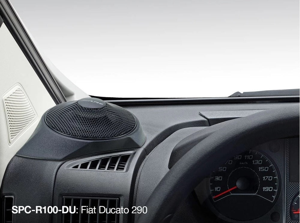 Alpine SPC-R100-S 12cm"  Upgrade Custom Fit Radial On-Dash Speakers