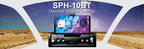 Pioneer SPH-10BT Apple car play Android Auto Pioneer bluetooth car stereo USB BT