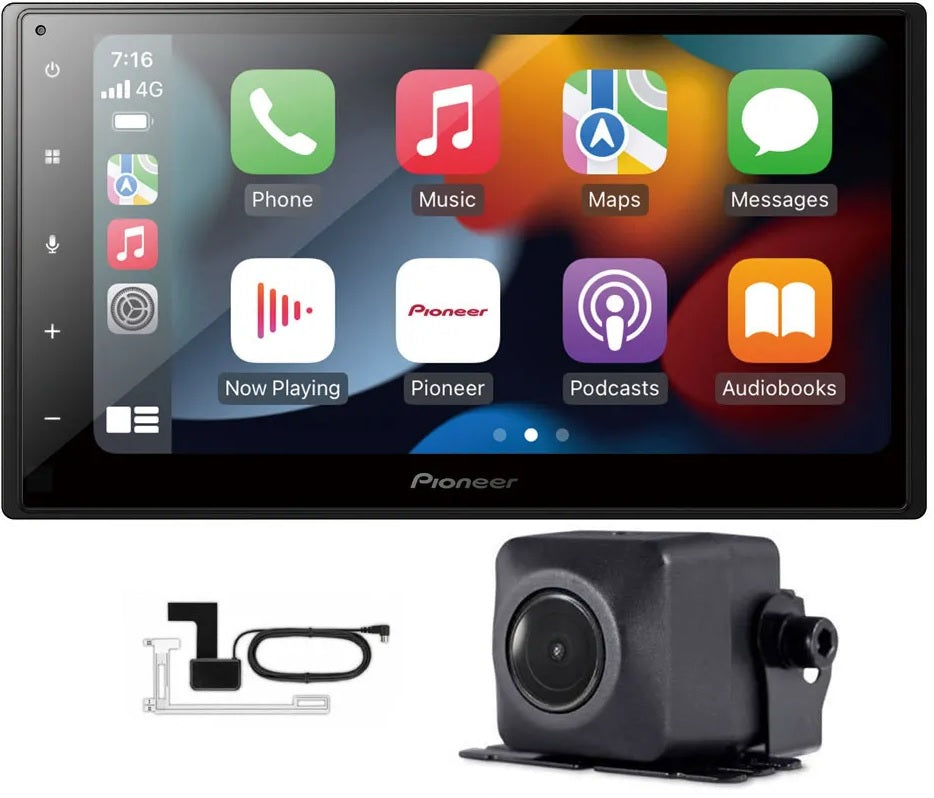 Pioneer SPH-DA360DAB 6.8” Wireless Apple Carplay Android Auto DAB/DAB+ Bluetooth + Aerial and Rear View Camera