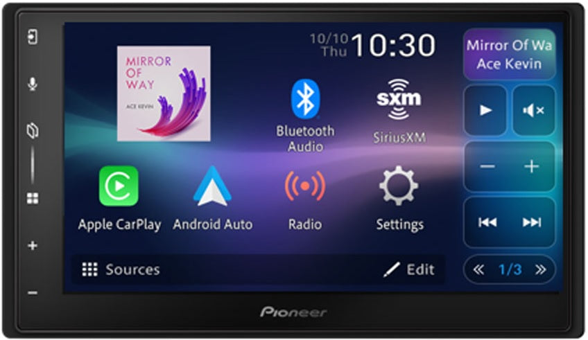 Pioneer SPH-DA77DAB 6.8 WVGA Capacitive Multi-touch Panel Screen Weblink 3.0 Android Auto/ Apple CarPlay DAB Radio + Aerial