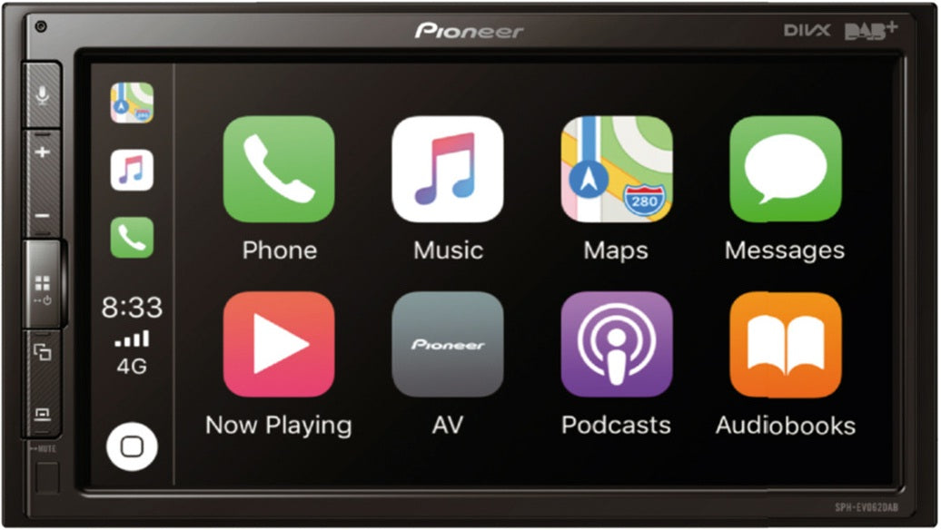 Pioneer SPH-EVO62DAB 6.8" Multimedia Player with Bluetooth, DAB/DAB+, Spotify & Siri Eyes Free