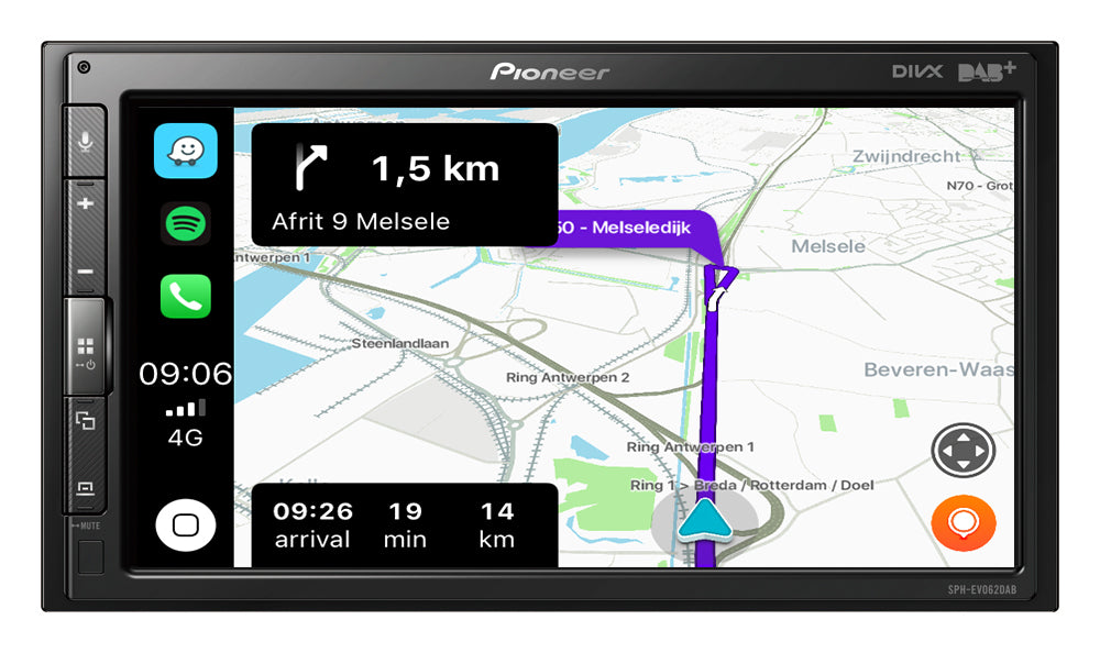 Pioneer SPH-EVO64DAB-208 6.8" Multimedia Player with Bluetooth, DAB/DAB+, Spotify & Siri Eyes Free