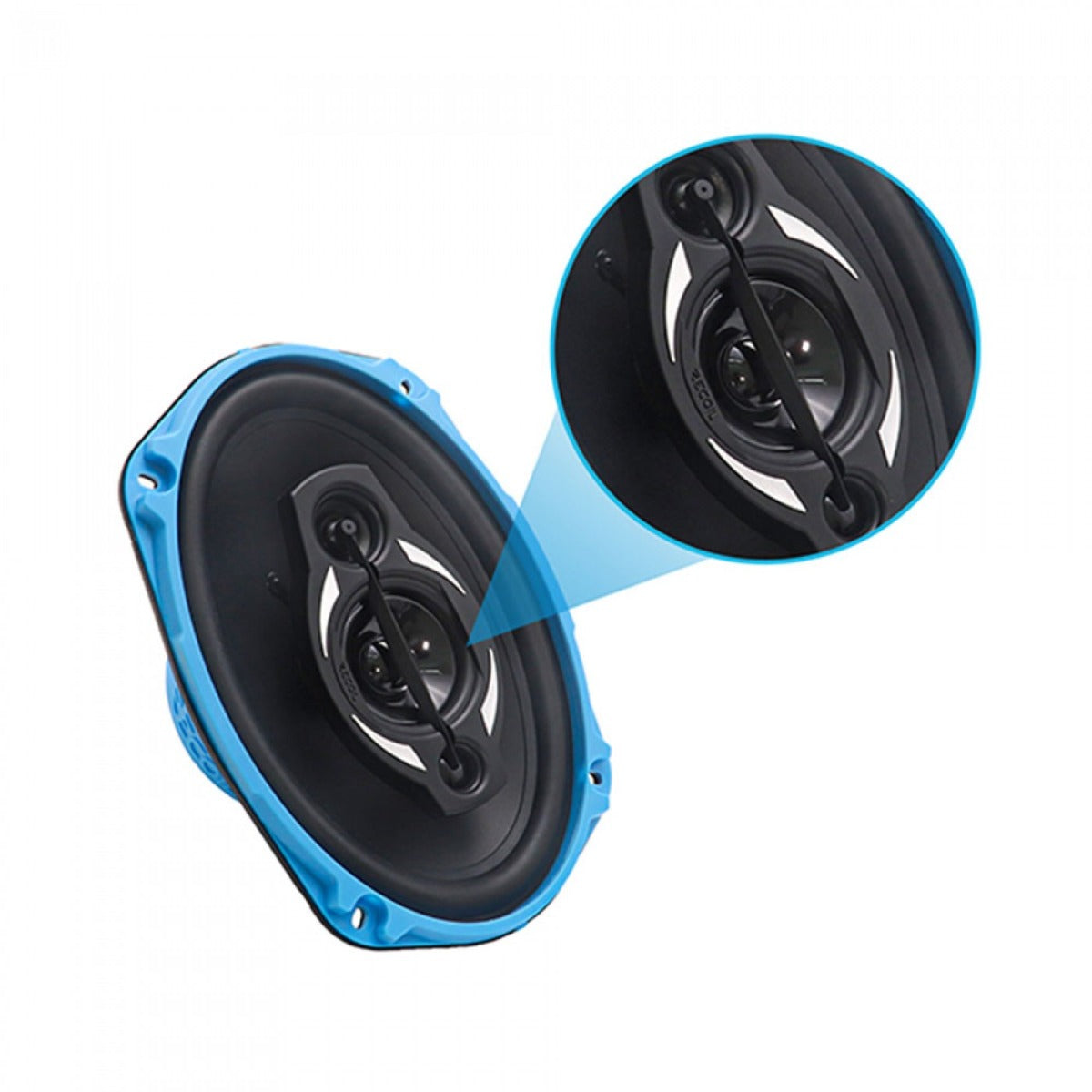 Recoil Echo-Series RCX694 6x9 inch 280 watt 4-way full-range coaxial speakers