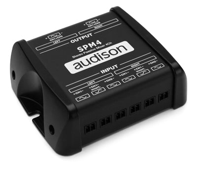Audison SPM4 Stereo passive mixer (unpowered)