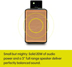 PURE Evoke Spot - Wood Edition, Compact Music System in Cotton White
