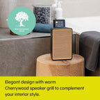 PURE Evoke Spot - Wood Edition, Compact Music System in Cotton White