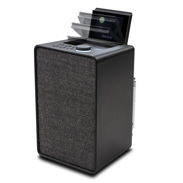 PURE Evoke Spot - Wood Edition, Compact Music System Coffee Black