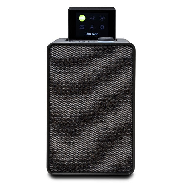 PURE Evoke Spot - Wood Edition, Compact Music System Coffee Black