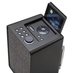PURE Evoke Spot - Wood Edition, Compact Music System Coffee Black