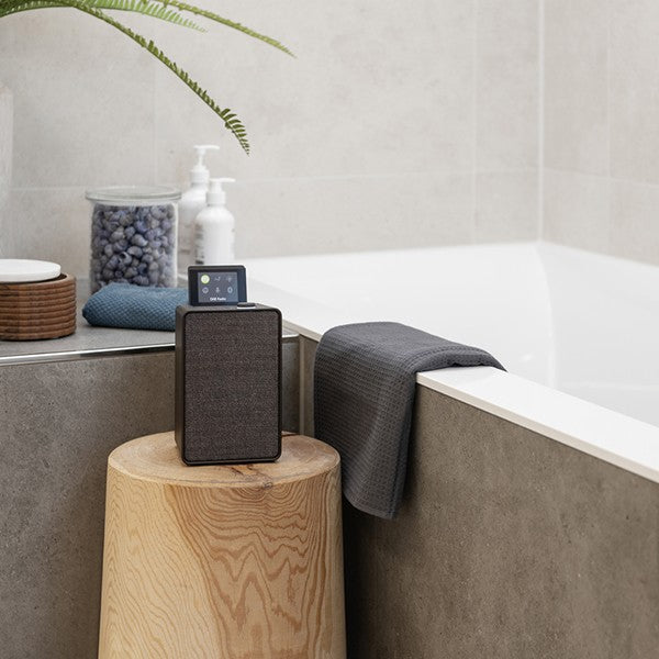 PURE Evoke Spot - Wood Edition, Compact Music System Coffee Black
