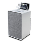 PURE Evoke Spot - Wood Edition, Compact Music System in Cotton White