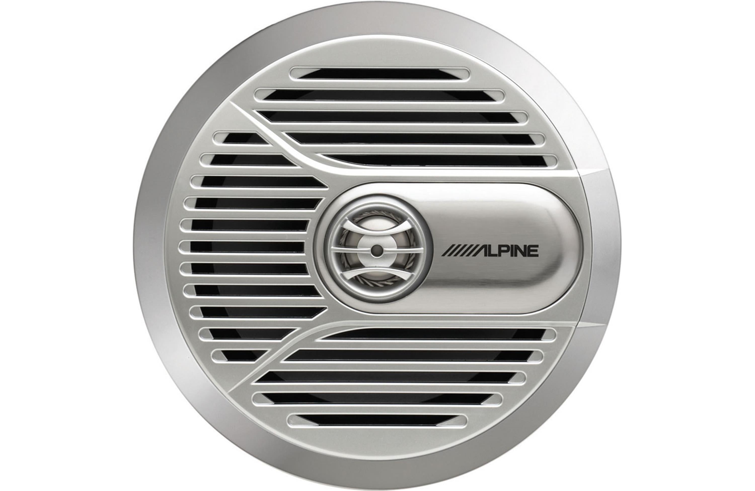 Alpine SPR-M700 7 inch 2-way Flush Mount Marine Speakers in Silver