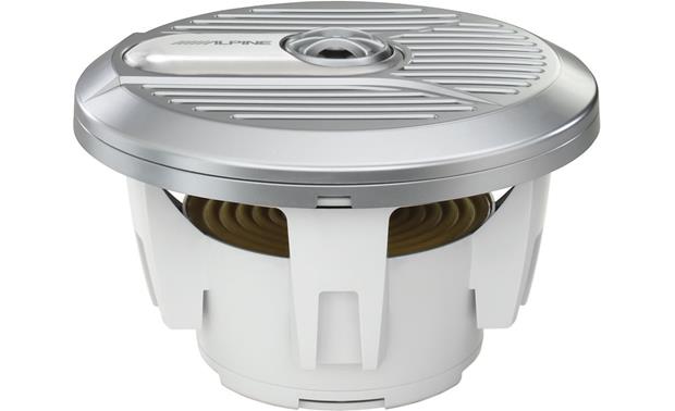 Alpine SPR-M700 7 inch 2-way Flush Mount Marine Speakers in Silver
