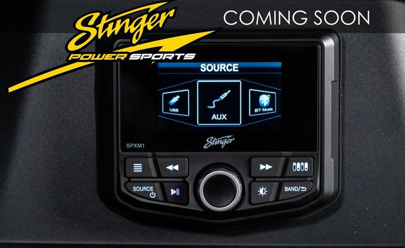 Stinger SPXM1 Marine & Powersports media player with switch command