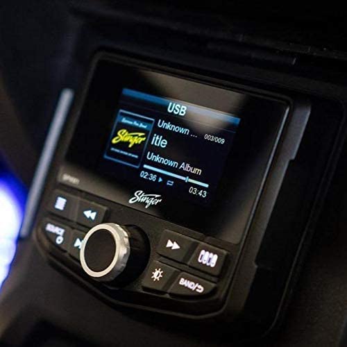 Stinger SPXM1 Marine & Powersports media player with switch command