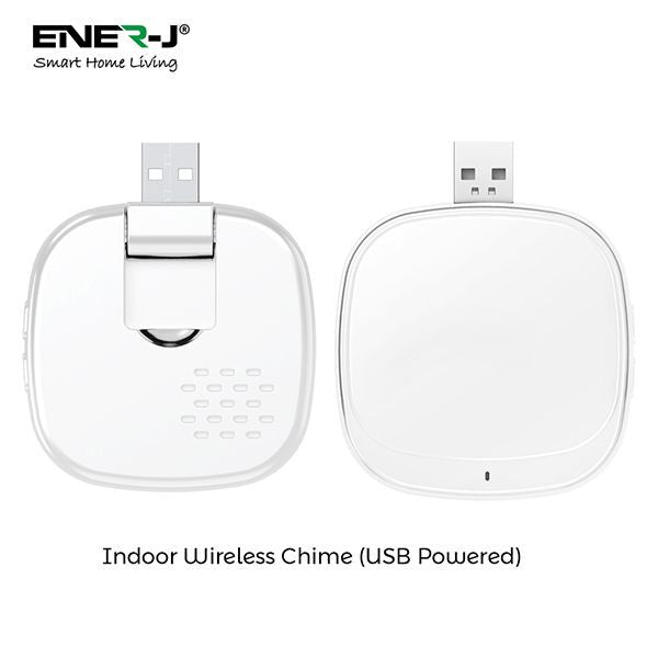 ENER-J SHA5357 1080P Wired & Wireless Video Doorbell with USB Chime
