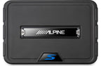 Alpine SS-SB10 S-Series shallow sealed downward-firing enclosure with 10" 2-ohm subwoofer
