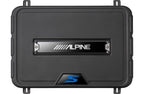 Alpine SS-SB10 S-Series shallow sealed downward-firing enclosure with 10" 2-ohm subwoofer