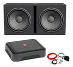JBL Club A600 Mono Amplifier with Stage1200D loaded 1200 watt Twin subwoofer 12" Bandpass Ported Enclosure