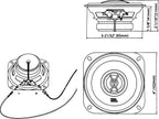 JBL Stage1 41F 4" 100mm 125 Watt  2-way Coaxial Car Speakers