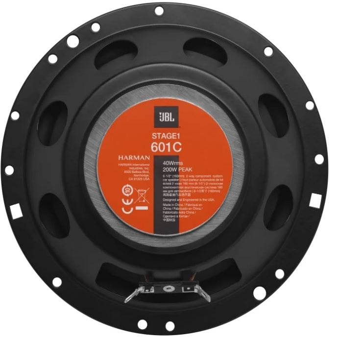 JBL Stage1 601C 6" (160mm) 200 Watt  2-way Component Car Speakers