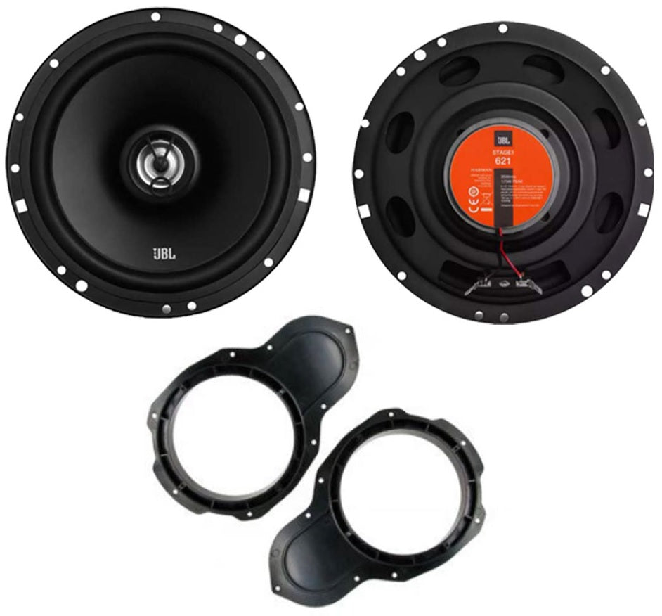 VW Passat & CC B6/B7 Models JBL Stage1 61F 16.5cm 2-Way Front Doors Car Speakers Upgrade Kit