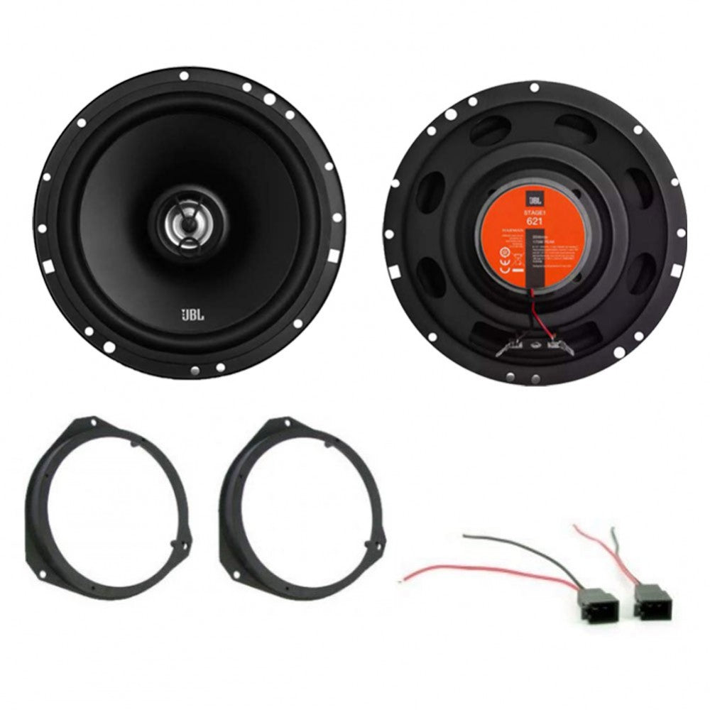 Vauxhall Corsa D 2006-2014 with JBL Stage1 61F Front Door Speakers Fitting Kit