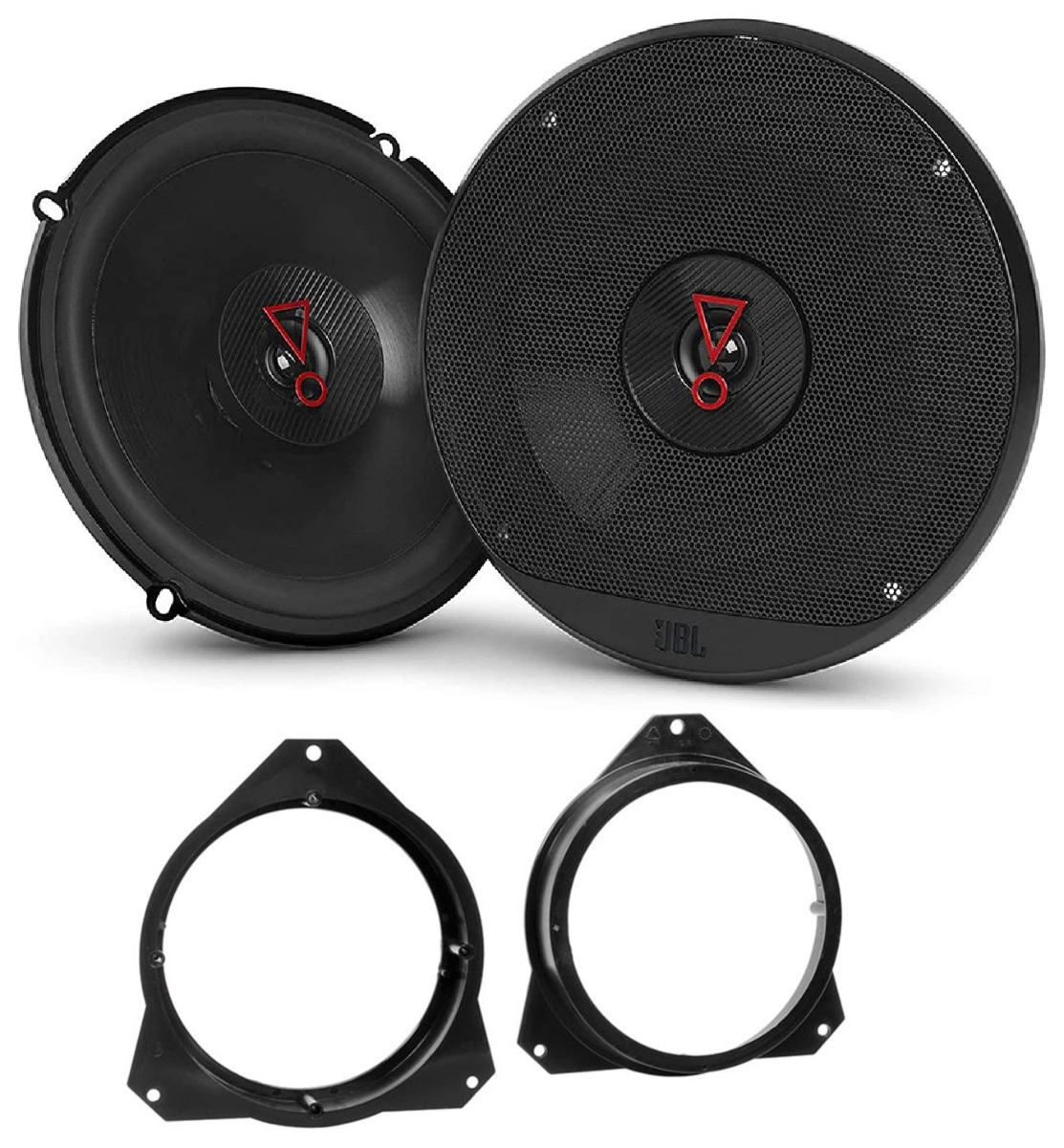 Citroen Berlingo 2008 - 2018 with JBL Stage1 61F 200W 2-Way Front Door Speakers Fitting Kit