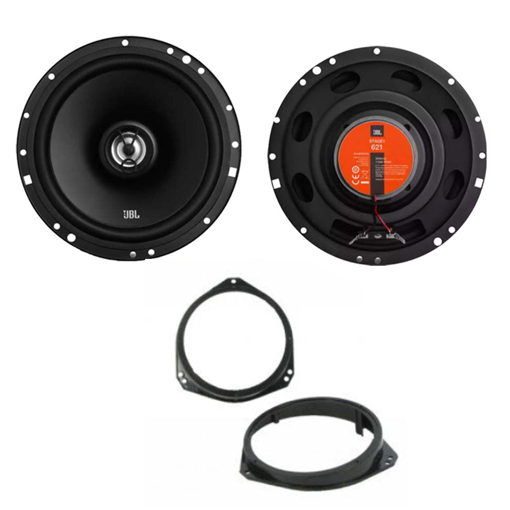 Vauxhall Corsa, Tigra, Vivaro with JBL Stage1 61F 175watt Front Door Speakers Fitting Kit