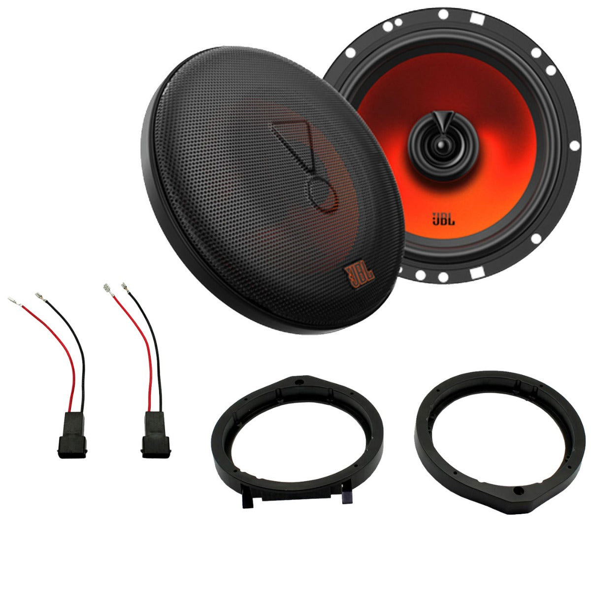 Honda Accord, Civic, Crosstour, CR-Z, Insight, Jazz JBL Stage1 62  Coaxial Car Speakers Speaker Adaptor + Plugs