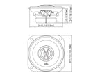 Toyota Yaris 2002-2006 JBL Stage1 61F + Stage2 424 150 Watt  2-way Coaxial Car Speakers
