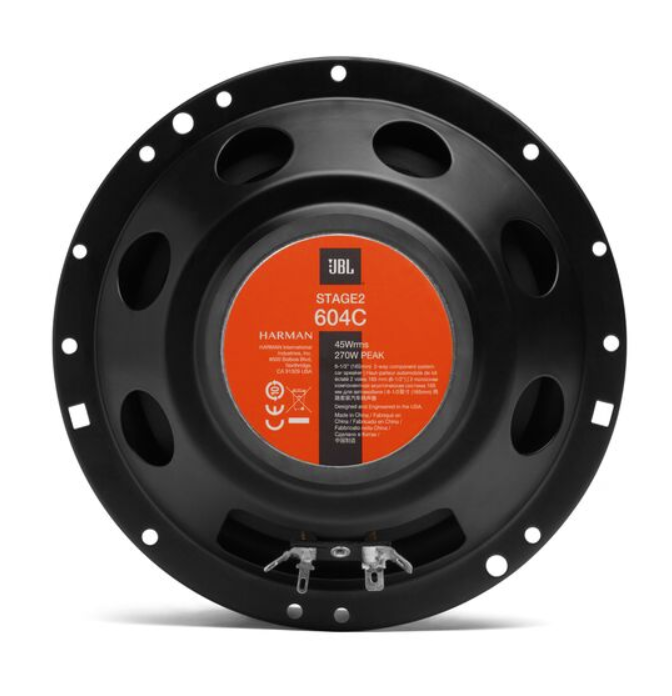 JBL STAGE2 604C - 6.5"  270 Watt  2-way Component Car Speakers