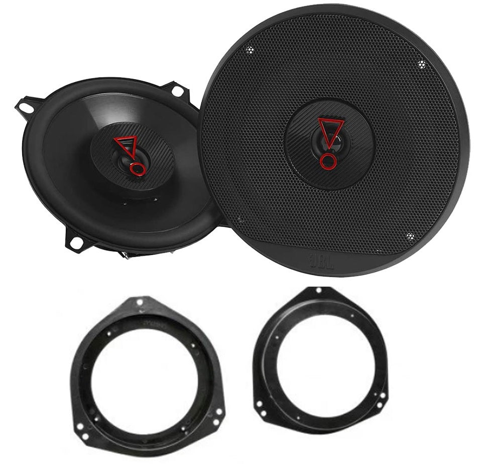 Vauxhall Corsa, Tigra, Vivaro JBL Stage3 527 + CT25VX08 - 13cm Front Door Speakers Upgrade Kit